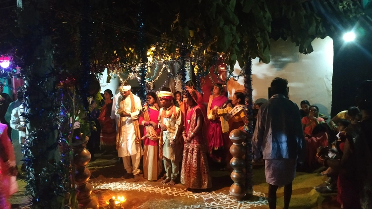 Practicing Custom, two bridegrooms